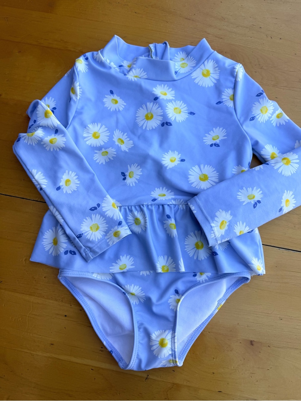 Carter's Lavender Daisy Two-Piece Swim Set
